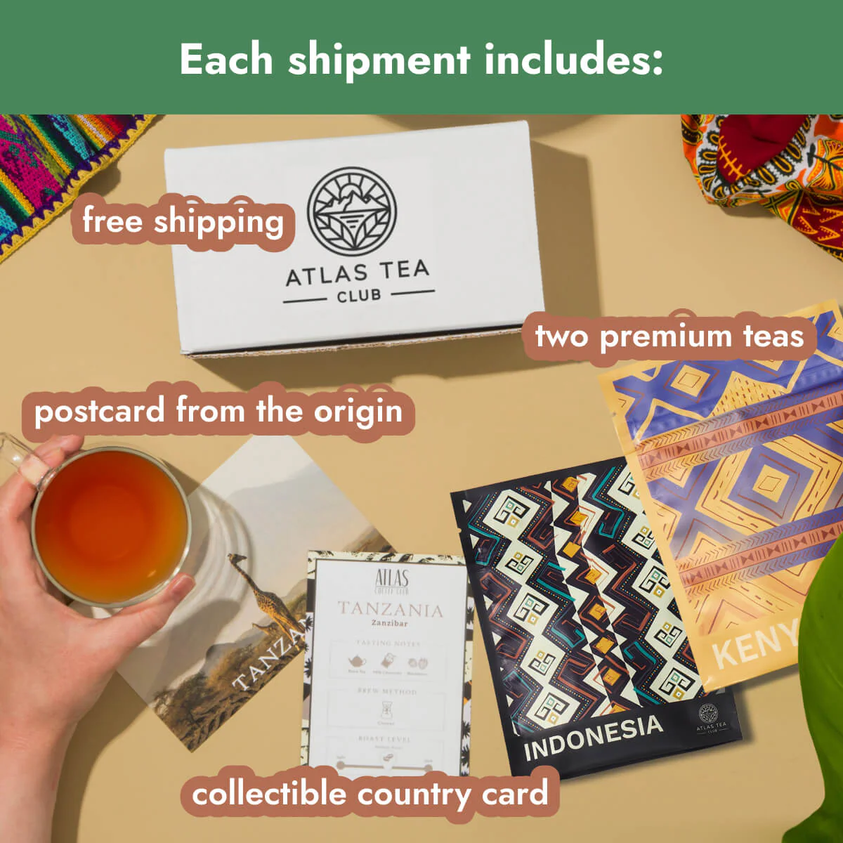6 Month Gift - Tea World Tour - Image 4